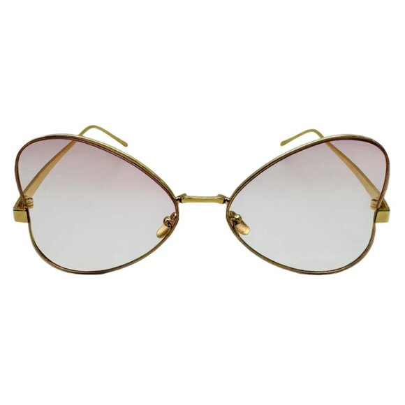 7023 | Light Pink Butterfly Sunglasses - Picture 1 of 5